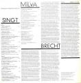 LP 33 RPM (12")  Milva  "  Singt brecht  "  Allemagne