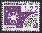 France pro 1985; Y&T n 186; 1,22F, mois de Janvier