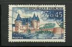 France timbre n1313 oblitr anne 1961 srie touristique : Sully su Loire