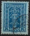 Autriche - 1922 - YT n 322  oblitr