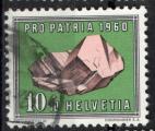 Suisse 1960; Y&T n 662; 10c+10, minraux, Pro Patria