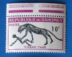 Dahomey 1963 - Taxe 35 - Panthre terrassant un Homme  Neuf**