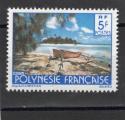 Timbre Neuf Polynsie Franaise / 1979 / Y&T N136 / Paysages - Motu.