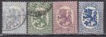 FINLANDE 4 timbres entre N 99 et 107 de 1921 oblitrs  
