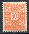Timbre Colonies Franaises  MAURITANIE Taxe  Obl  1914   N 23  Y&T