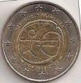 France 2009 - Pice/Coin 2 uro, 10 ans de l'Union Mont. Europenne - Impc.