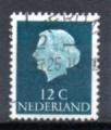 Pays-Bas Yvert N600A Oblitr 1953 Reine JULIANA  12c 