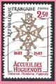 France Oblitr Yvert N2380 Accueil Huguenots 1985