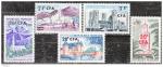 REUNION Les 5 timbres de grand format de 1961/65 neufs** cotant 25,50