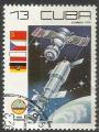 Cuba 1979; Y&T n  2114; 13c Espace, engins Apollo & Soyous