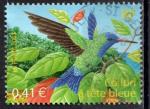 France 2003; Y&T n 3548;  0,41 Colibri  tte bleue, srie nature