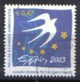 Grce 2003 - YT 2129 - Prsidence grecque U.E. Emblme - Colombe et toiles
