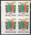 andorre franais - n 522  neufs**,bloc de 4 timbres - 1999