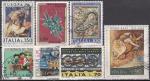 ITALIE petit lot de 7 timbres oblitrs de 1975