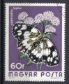 Hongrie - YT 2395 - Papillon ( Sakktabla lepke ) - papillon demi deuil