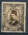 Timbre EGYPTE Royaume 1927 - 32   Obl   N 125B   Y&T  Personnage  