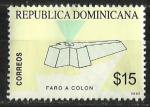 Dominicaine rep. 2002; YT n 1477; 15$, phare de Colomb