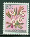 Congo Belge 1952 Y&T 308 Neuf avec trace charnire Fleur Euphorbia