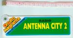 RADIO ANTENNA CITY 2 autocollant publicitaire ancien et rare RADIO ITALIENNE