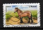 France Y&T N  823  -  les chevaux - l'auxois