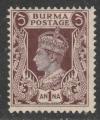 Birmanie  "1938"  Scott No. 22  (N*)