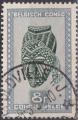 CONGO BELGE N 291B de 1948-51 oblitr "art indigne"