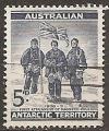 antarctique australien - n 6  obliter - 1961