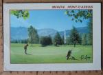 CP 74 Megve - Mont d'Arbois le golf (timbr 1989)