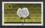 Allemagne - 1983 - Yt n 995 - Ob - Perscution et rsistance ; rose