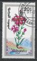 MONGOLIE - 1991 - Yt n 1801 - Ob - Fleurs : dianthus superbus