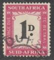 Afrique du Sud  "1927"  Scott No. B18  (O)  Postage due