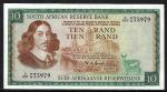 Afrique Du sud 1966-1976 billet 10 rand pick 113c occasion Very Fine