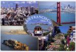 Carte postale Moderne California - San Francisco Highlights