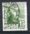 Timbre ESPAGNE 1948 - 54  Obl  N 765  Y&T   Personnages