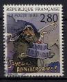 Timbre FRANCE  1993 Obl  N 2839 Y&T Plaisir d'crire