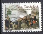 France  2014 - YT A 1001 - voyage en train Pacific Chapelon Paris gare du nord