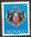 Monaco 2017 Used Coat of Armes Blason Armoiries bleu SU
