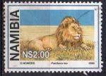 NAMIBIE N 848 o  Y&T 1998 Grands flins (Panthera leo)
