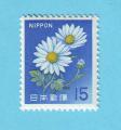 JAPON JAPAN NIPPON FLEURS 1966 / MNH**