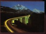 CPM neuve Autriche Europabrck Brennerautobahn bei Nacht Le pont la nuit