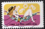 France 2020; YT n aa 1874; L.V., Vacances, femme dans un hamac