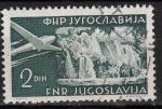 EUYU - P.A. - Yvert n 33 - 1951 - Cascade de Plitvice