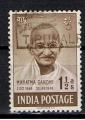 Inde / 1948 / Mahatma Gandhi / YT n 3, oblitr