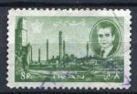 Timbre IRAN  1966 - 69  Obl   N 1162   Y&T  