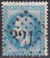 FRANCE - 1867 - Napoléon III - Yvert 29A Oblitéré