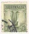 Australie 1932 Y&T 88 oblitr Oiseau lyre