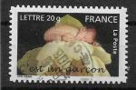 2006 FRANCE 3805 oblitr, cachet rond, naissance garon