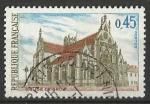 France 1969; Y&T n 1582; 0.45F Eglise de Brou, Bourg en Bresse