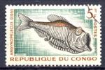 Timbre Rpublique du CONGO  1961 - 64  Obl   N 146   Y&T   Poisson