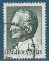Yougoslavie N°1163 Maréchal Tito 1.50d oblitéré